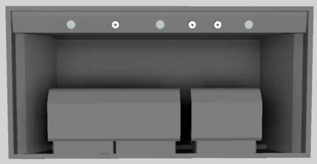 Vent-A-Hood® Designer Series 48" Gunsmoke Wall Mounted Range Hood-3