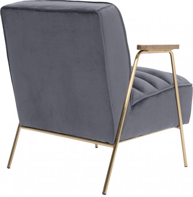 Meridian Furniture Woodford Grey Velvet Accent Chair-1