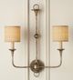 Currey & Company Nottaway Champagne Large Wall Sconce-2