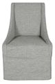 Classic Home Warwick Gray Rolling Wingback Dining Chair-3