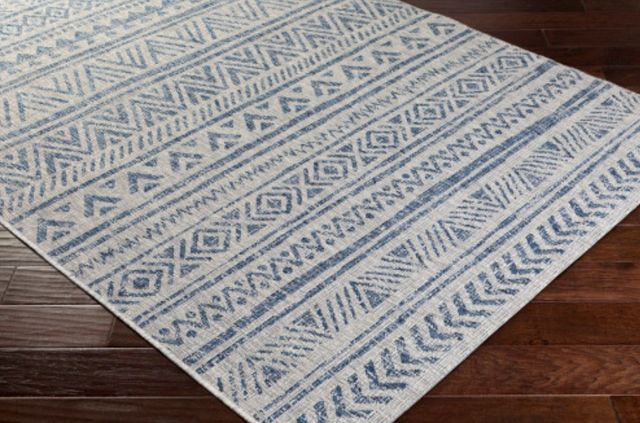 Surya Eagean Blue/Taupe 4'x6' Area Rug-2