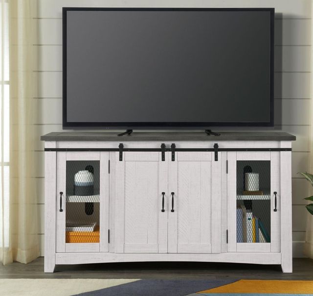 Martin Svensson Rustic Gray/White Media Console-1