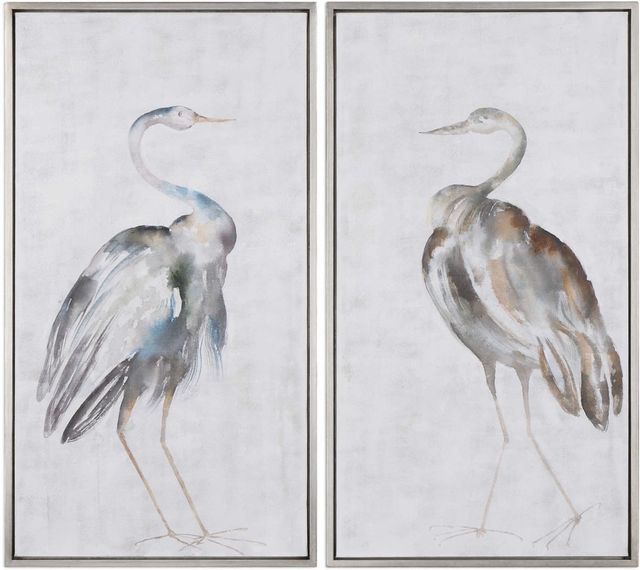 Uttermost®  2-Piece Summer Birds Hand Painted Canvases Set-0