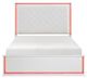 Homelegance® Lumin White Queen Panel Bed-2