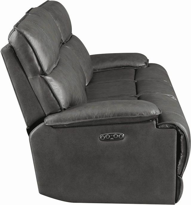 Coaster® Stanford Charcoal Power Reclining Sofa-1