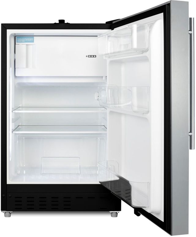 Summit® 2.7 Cu. Ft. Stainless Steel Under The Counter Refrigerator-1