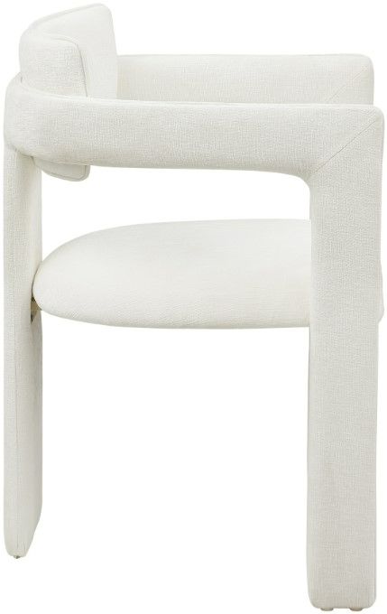 Meridian Furniture Brenda Cream Upholstered Dining Chair-2