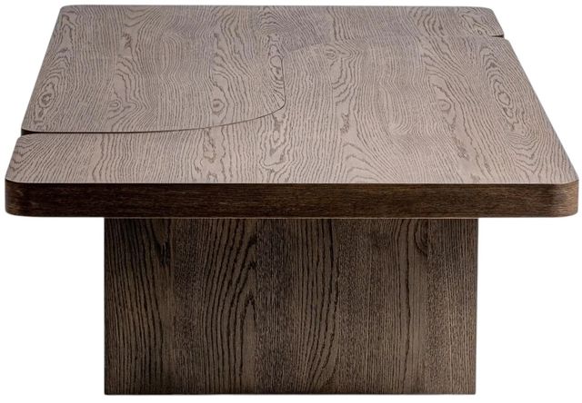 Classic Home Melina 2-Piece Havana Brown 71" Coffee Table-3