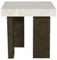 Vanguard® Furniture Vanguard Santa Cruz Dark Brown/White Lamp Table-1