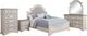 Liberty Furniture Magnolia Manor 5-Piece Antique White/Gray/Weathered Bark King Bedroom Set-0