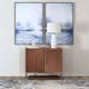 Bassett Mirror Valdivia Matte White Table Lamp-5