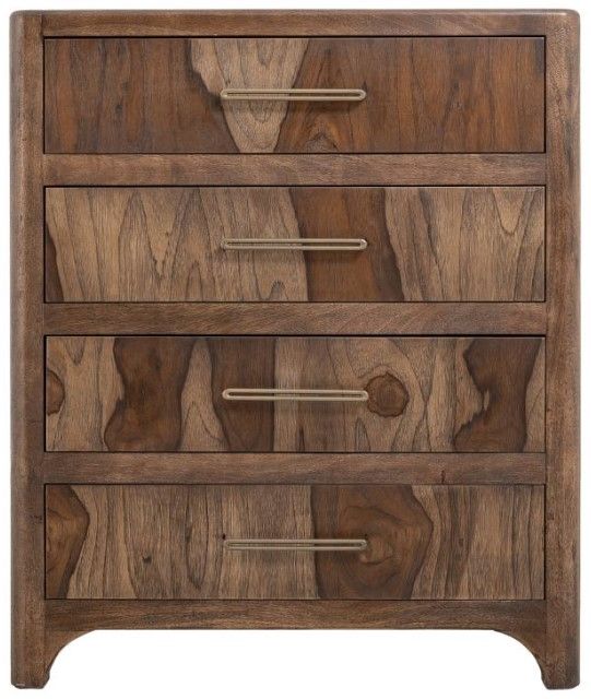 International Furniture Direct Praga Brown Chest-2