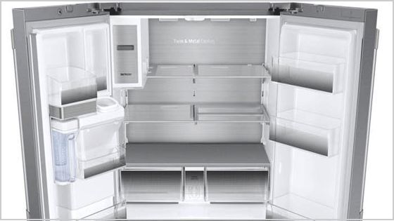 Dacor® Professional 22.6 Cu. Ft. Counter Depth French Door Refrigerator-Stainless Steel-5
