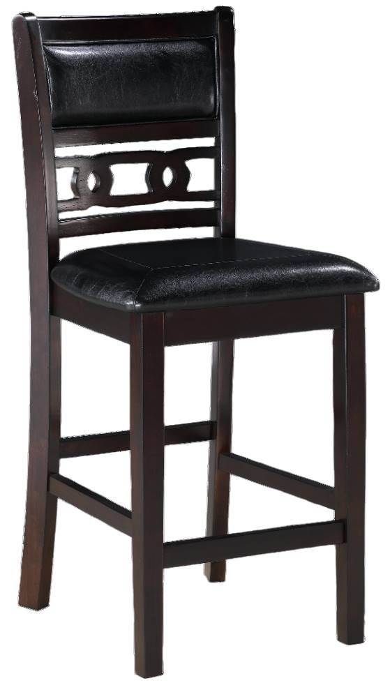 New Classic® Home Furnishings Gia 3-Piece Ebony Counter Height Dining Set-3