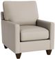 Bassett® Furniture Customizable Benchmade Premier Leather Track Arm Accent Chair-0