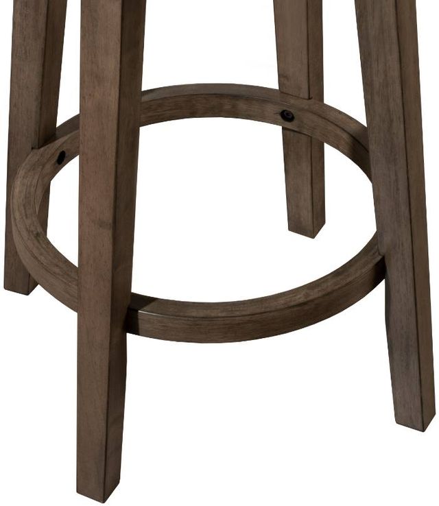 HH2 Home Odette Rustic Gray/Weathered Taupe Swivel Counter Stool-2