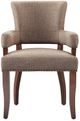 Olliix by Madison Park Brown Dawson Arm Dining Chair-1