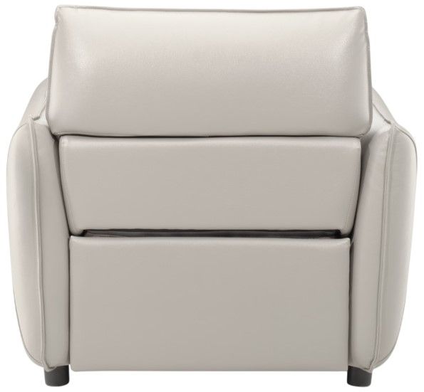 Michael Amini® Mia Bella Light Gray Leather Power Recliner-3