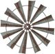 A & B Home Gray Iron Windmill Wall Decor-0