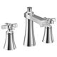 Moen® Flara Chrome Two-Handle High Arc Bathroom Faucet-0