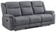 Homelegance® Dean Gray Double Manual Reclining Sofa-0