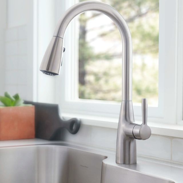 American Standard Hillsdale Stainless Steel Single-Handle Pull-Down Dual Spray Kitchen Faucet-3