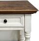 Million Dollar Rustic Mountain Lake Frosted White Nightstand -1