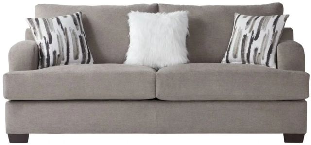 Hughes Furniture® 14100 Cameo Truffle Sofa-0