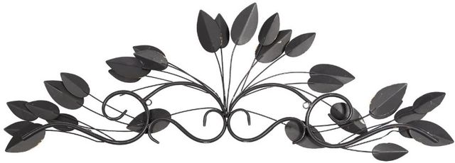 Deco Marche Brown 10" Leaf Wall Decor-1