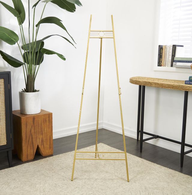 Deco Marche Gold Geometric 3-Tier Display Easel-4