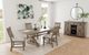 Elements International Yellowstone 5-Piece Gray/Medium Brown Dining Set-3