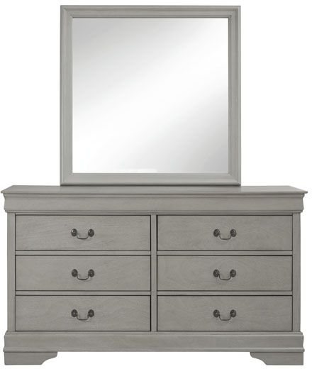 Signature Design by Ashley® Kordasky Gray Dresser and Mirror-1