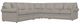 La-Z-Boy® Collins 5-Piece Ash Sectional-0