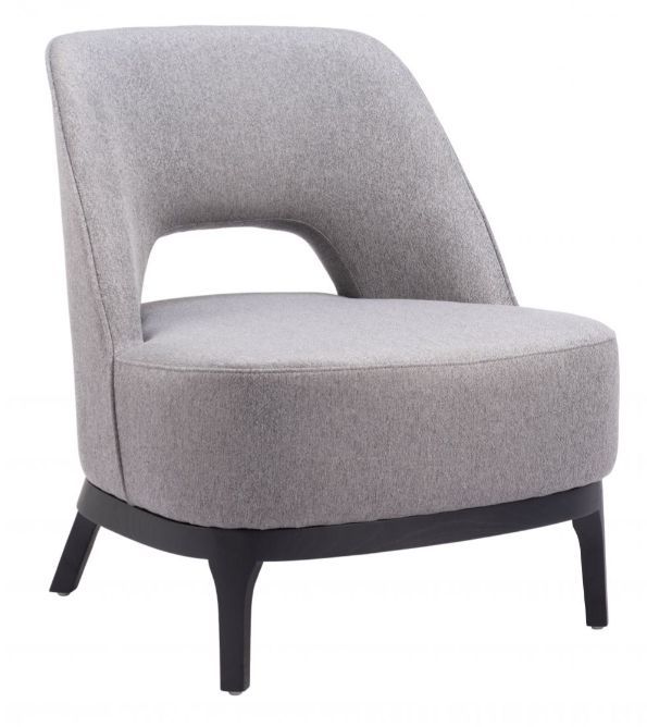 Zuo® Modern Mistley Gray Accent Chair-0