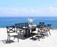 CabanaCoast® Customizable Milano Aluminum Outdoor Dining Arm Chair-1