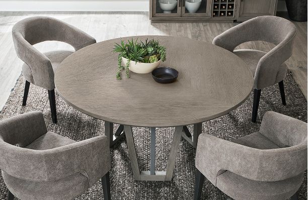 Parker House® Pure Modern Black/Moonstone Dining Chair-2