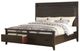 Holland House Furniture Montana Distressed Charcoal King Panel Storage Bed-0