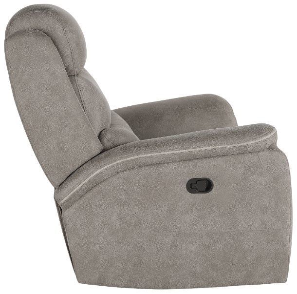 New Classic® Home Furnishings Kamari Gray Manual Glider Recliner -4