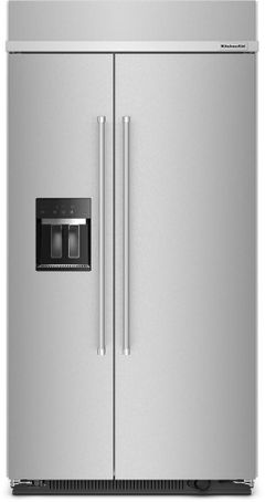 KitchenAid® 42 in. 25.1 Cu. Ft. Stainless Steel with PrintShield™ Finish Counter Depth Side-by-Side Refrigerator