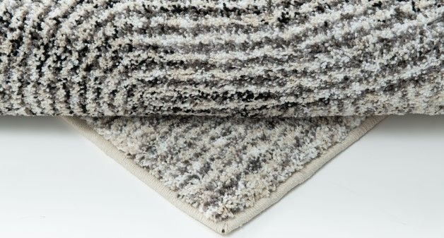 Orian Cloud 19 Vinyl Tracks Dark Natural 5'x8' Area Rug-3