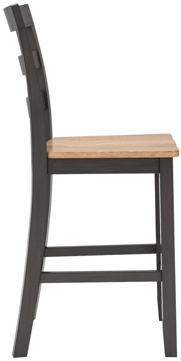 Signature Design by Ashley® Gesthaven Dark Brown/Natural Counter Stool-2