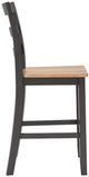 Signature Design by Ashley® Gesthaven Dark Brown/Natural Counter Stool-2