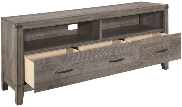 Mazin Furniture Woodrow Gray TV Console-2