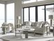 Bernhardt Foundations Linen Side Table with Light Shale Base-4