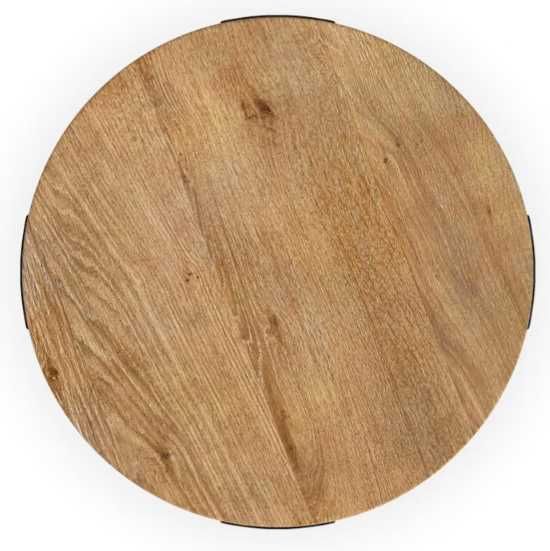 Flexsteel® Millwork Black/Umber Round End Table-3