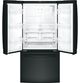 GE® 33" 18.6 Cu. Ft. Black Counter Depth French Door Refrigerator with Internal Water Dispenser-2