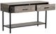 Magnussen Home® Fenwick Whitetail Brown Rectangular Sofa Table with Matte Black Base-2
