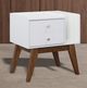 Elements International Sade White Nightstand-4