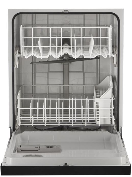 Whirlpool® 24" Black Front Control Built In Dishwasher-2