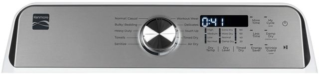 Kenmore® 7 Cu. Ft. White Front Load Electric Dryer With Sensor Drying   -2